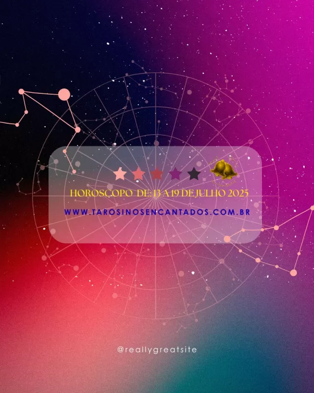 Horoscopo de 13 a 19 de julho 2025