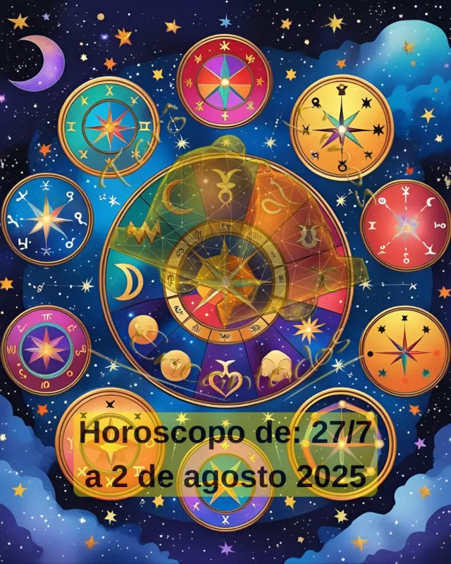 Horoscopo de 27 de julho a 2 de agosto 2025 Horoscopo de 27 de julho a 2 de agosto 2025