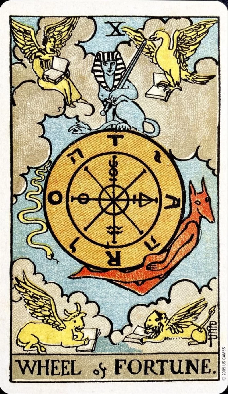 Mensagem do Taro: A Roda da Fortuna