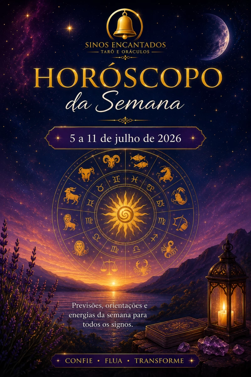 Horóscopo de 05 a 11 de julho de 2026