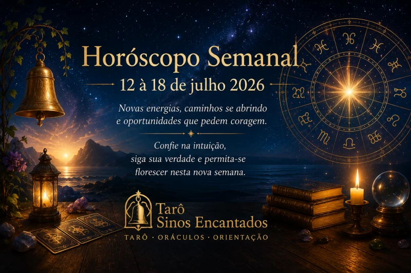 HORÓSCOPO DE 12 A 18 DE JULHO DE 2026