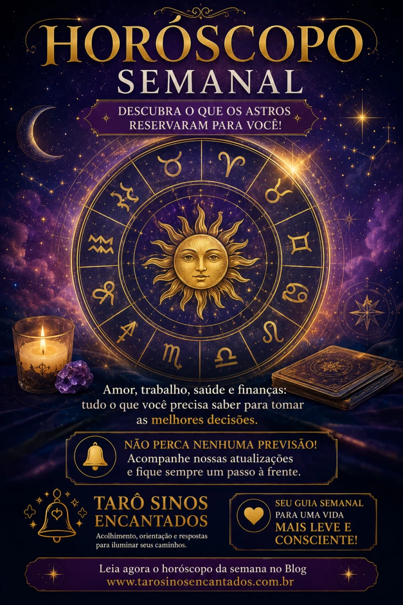 Horóscipo de 19 à 26 de julho 2026