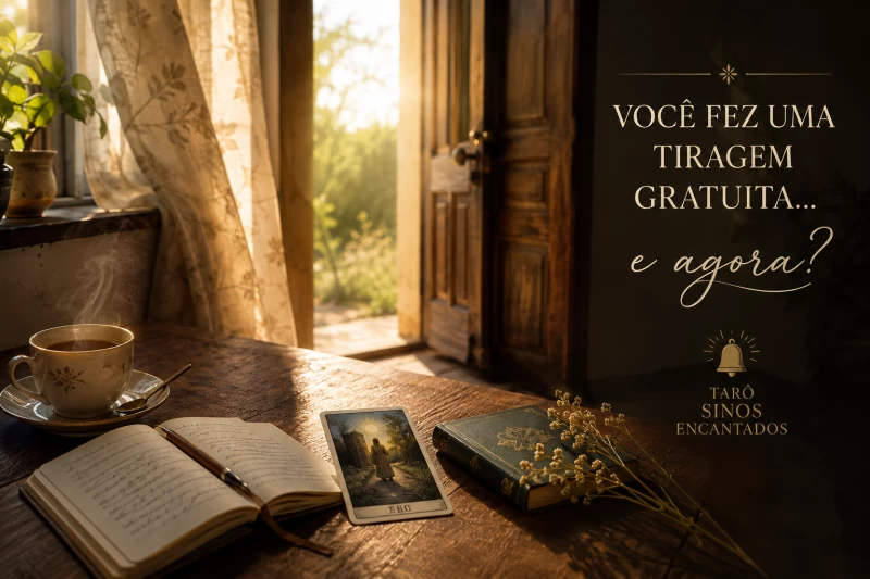 Você fez uma Tiragem Gratuita de Tarô... e agora?