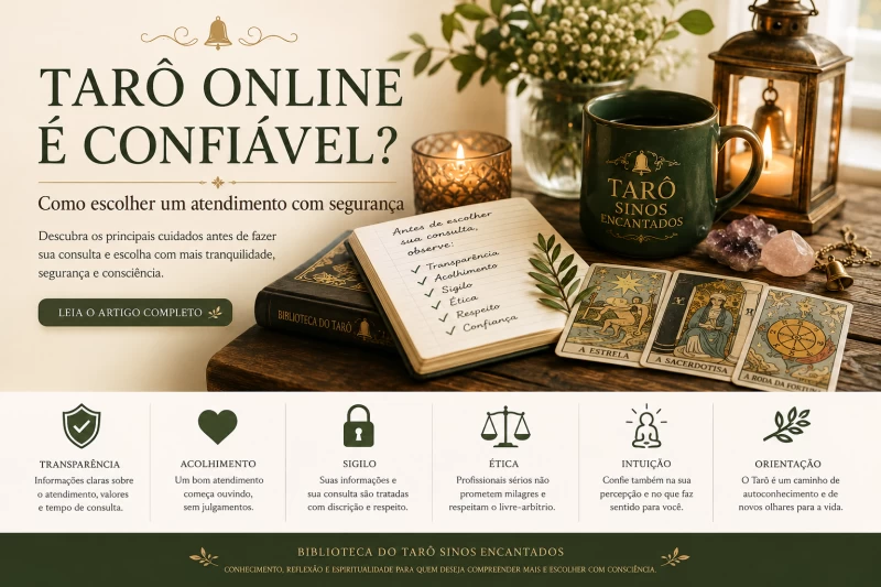 Tarô Online é confiável? Como escolher um atendimento com segurança