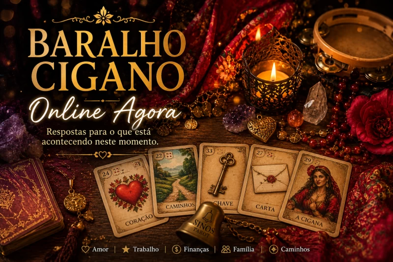 Baralho Cigano Online Agora: quando você busca respostas para o que está acontecendo neste momento