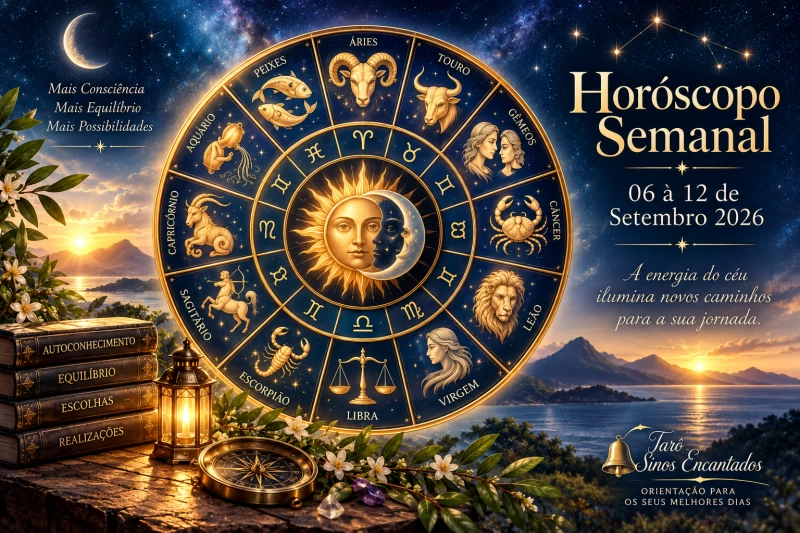 Horóscopo semanal de 06 à 12 de setembro 2026