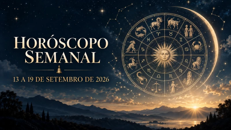 Horóscopo de 13 a 19 de setembro de 2026: