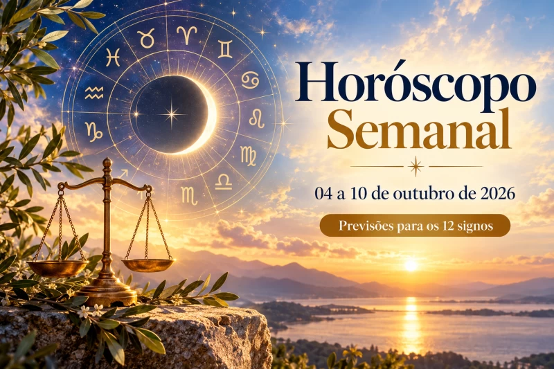 Horóscopo Semanal de 4 a 10 de outubro de 2026